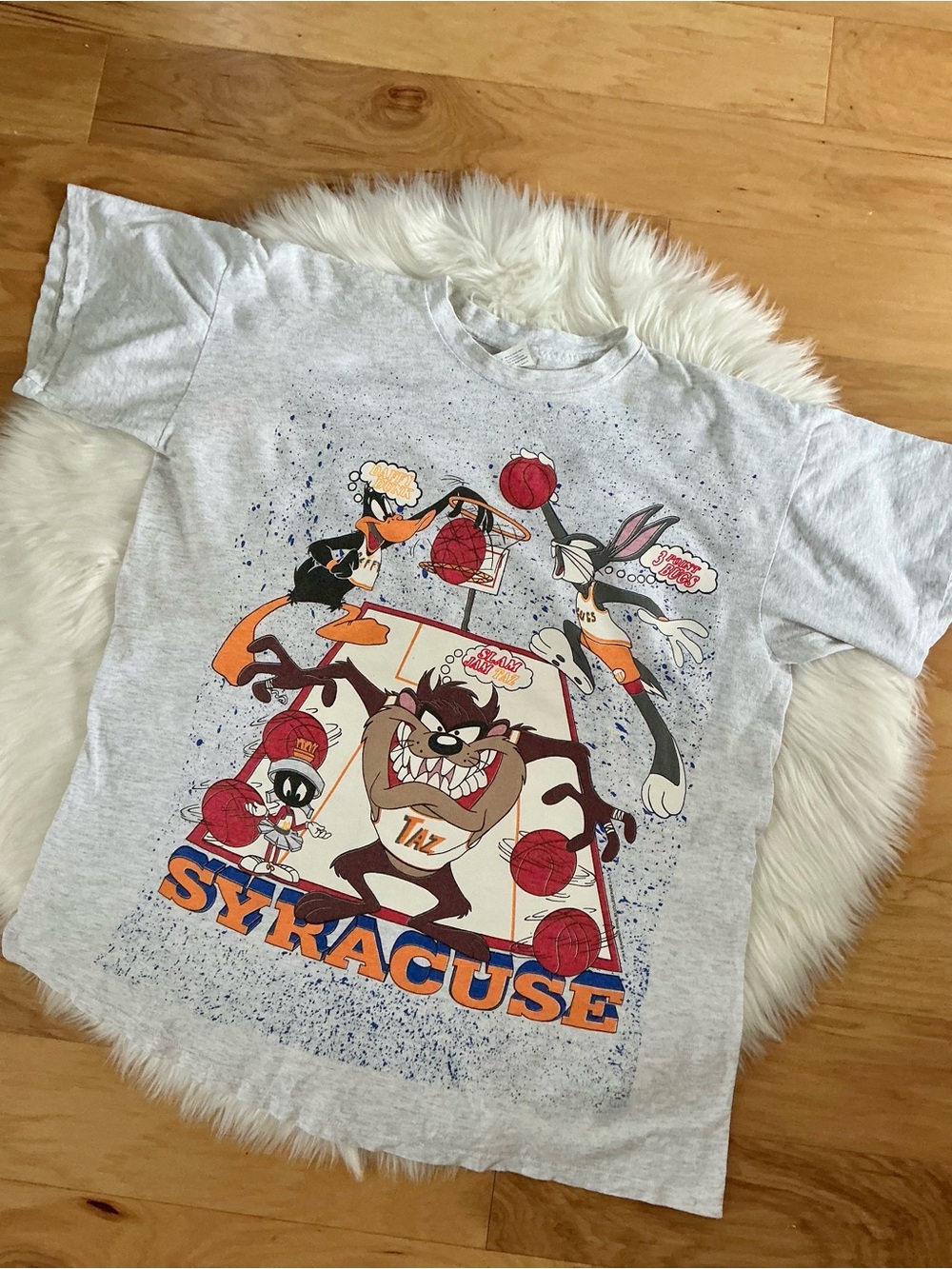 Looney Tunes Syracuse Kids Grey Graphic Tee